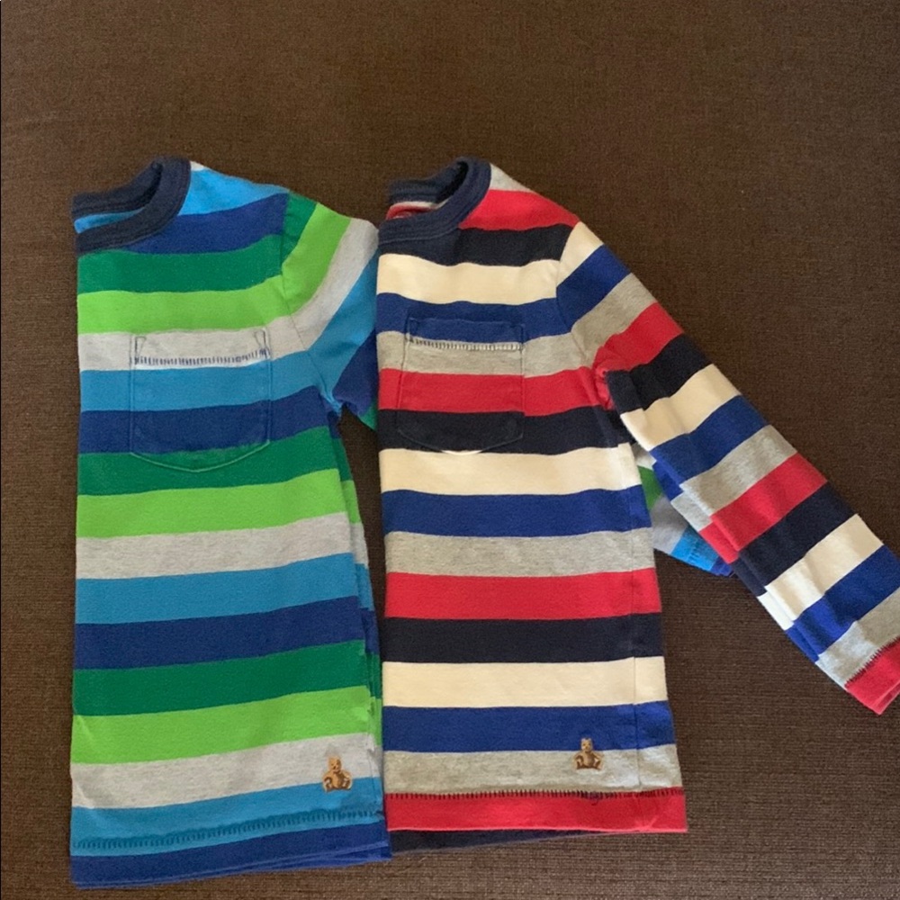 Colorful Striped Kids' Shirts - GAP Size 4 Years